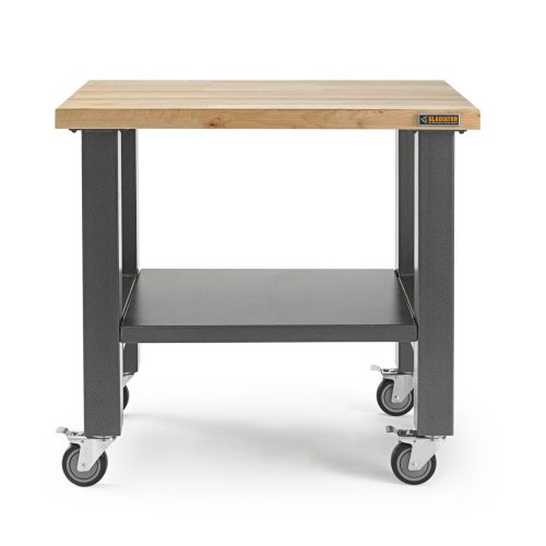 3′ / 914mm W Mobile Workstation with Hardwood Top