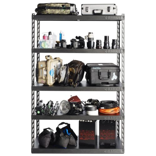 48″ / 1219mm Wide EZ Connect Rack with 5 x 24″ / 609mm Deep Shelves